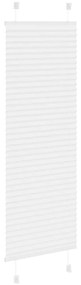 Πλισέ περσίδα Λευκό 50x150 cm Πλάτος υφάσματος 49,4 cm 4015490