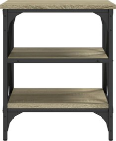 vidaXL Βοηθητικά Τραπέζια 2 τεμ. Sonoma Δρυς 40x42x50 εκ. Επεξ. Ξύλο