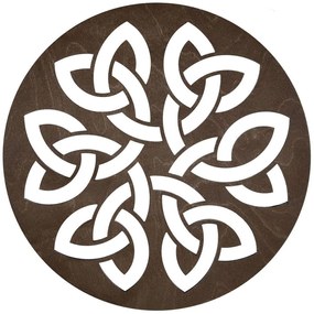 Σουπλά Lugh (Σετ 4Τμχ) 790PYN1119 36x36cm Wenge Hermia Ξύλο