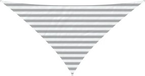 vidaXL Πανί σκιάς Ανοιχτό Γκρι και Λευκό 2,5 x 2,5 x 3,5 m