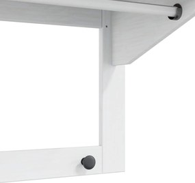 vidaXL Κρεμάστρα HILL Λευκό και καστανό μέλι 90 x 35 x 41.5 εκ.
