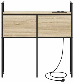 vidaXL Κεφαλάρι Αποθήκης Sonoma Δρυς 75 cm Επεξεργασμένο ξύλο