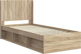 vidaXL Καλάθι με αποθήκη και κεφαλάρι Sonoma Δρυς 100 x 200 cm