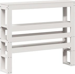 vidaXL Σκελετός Κρεβ. Χωρίς Στρώμα Λευκό 90x190 εκ Μασίφ Πεύκο