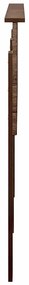vidaXL Κεφαλάρι Καφέ δρυς 150 cm Επεξεργασμένο ξύλο