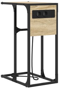 vidaXL Κομοδίνο Sonoma Δρυς 41.5 x 26 x 60.5 εκ Επεξεργασμένο ξύλο