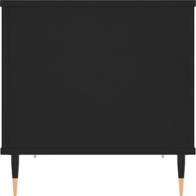 vidaXL Τραπεζάκι Σαλονιού Μαύρο 60x44,5x45 εκ. Επεξεργασμένο Ξύλο