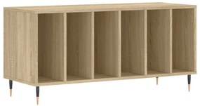 vidaXL Έπιπλο Δίσκων Sonoma Δρυς 100x38x48 εκ. από Επεξεργασμένο Ξύλο