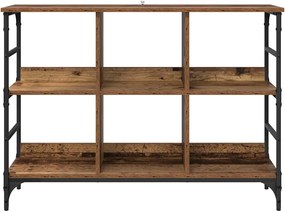 vidaXL Πλαϊνό γραφείο Παλιό ξύλο 102 x 32 x 73,5 εκ