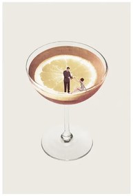 Εκτύπωση τέχνης Maarten Léon - My drink needs a drink, (40 x 60 cm)