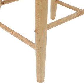 vidaXL Καρέκλες φαγητού 2 pcs Φυσικό 46 x 37 x 63 εκ