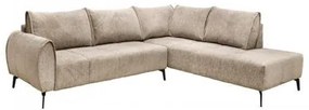 ΚΑΝΑΠΕΣ Fylliana Velton ΔΕΞΙΑ ΓΩΝΙΑ ΚΡΕΜ ΧΡΩΜΑ 275x225x85εκ 831-225-024