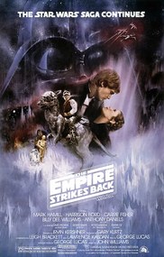 Αφίσα Star Wars: Επεισόδιο V - Η Αυτοκρατορία Αντεπιτίθεται, (61 x 91.5 cm)