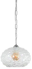 877-30 CHLOE Φ30, TRASPARENT GLASS PENDANT 1Z2