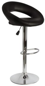 Bar Stool Rea  with gas lift and black PU