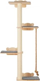 VEVOR Wall Mounted Cat Shelves Tree with Platform Tree-Shaped Cat Furniture