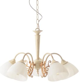 Φωτιστικό Κρεμαστο Aca DL8165 PERONE Μπεζ/Κρεμ (Beige/Creme)