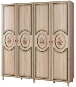 Ντουλάπα Τετράφυλλη Imaj 863SPH4225 180x52x192cm Multi Τετράφυλλη