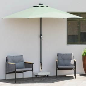 vidaXL Βάση ομπρέλας Γκρι 45 x 25 x 45 εκ. Γρανίτης, Ατσάλι