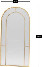 Cheval Mirror Rounda - Gold Gold