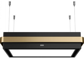 Franke Mythos Masterpiece Απορροφήτηρας Νησίδας με Τεχνολογία K-Link 80cm Black Matt Gold