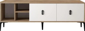 Έπιπλο Τηλεόρασης Sapphire Δρυς / Λευκό DEDRON 180x35x18