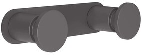 Άγκιστρο Μπάνιου Διπλό 70-113 12x3,5x2,5cm Matt Anthracite Pam&amp;Co Brass