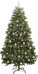 vidaXL Τεχνητό Χριστουγεννιάτικο Δέντρο 210 cm 300 LED Θερμό λευκό