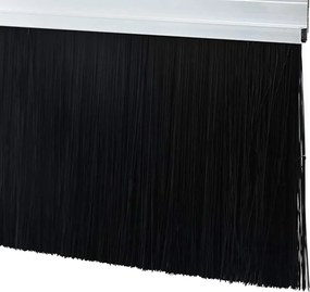 vidaXL Σφραγίδες πόρτας με βούρτσες που προσαρτώνται 2 pcs Ασημί