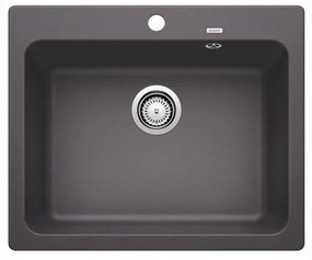 Blanco Naya 6 Rock Grey SILGRANIT™ PuraDur™ Γρανιτένιος Νεροχύτης Ένθετος με 1 Γούρνα 61,5x51cm