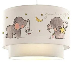 Children&#039;s ceiling light PWL-1096 E27 white-grey D30x70cm 30x30x20 εκ.