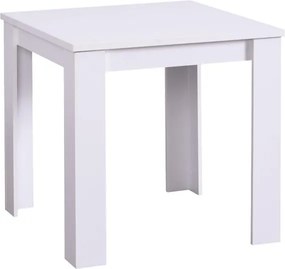 Τραπέζι Τραπεζαρίας DT Λευκό 80x80x75 εκ.