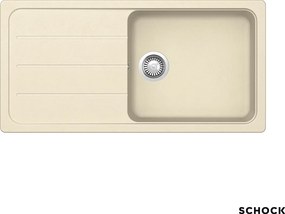 Schock Element 31100 - Νεροχύτης Κουζίνας Γρανίτη 100x50 - Vanilla