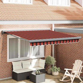 vidaXL Αυτόματη Κάντιλα σε Πορτοκαλί και Καφέ 350x250 εκ
