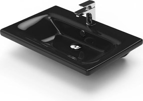 Drop Instinct 55 White/Black - Βάση Επίπλου Με Νιπτήρα (55x46)