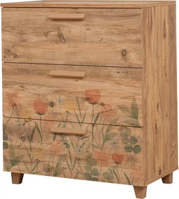 Συρταριέρα Πεύκο Atlantic LEVA 80x43x95