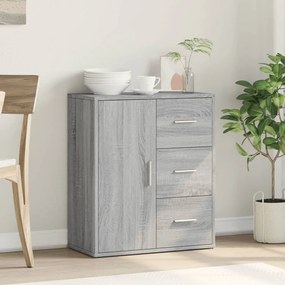 vidaXL Βοηθητικό Ντουλάπι Γκρι Sonoma 60x31x70 εκ. Επεξεργασμένο Ξύλο