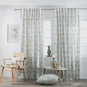 Κουρτίνα Pastel Με Τρέσα Multi Teoran 140x275 Ακρυλικό,Βαμβάκι, Polyester