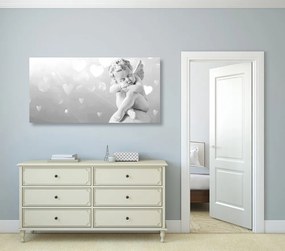 Εικόνα ασπρόμαυρο άγγελο - 100x50
