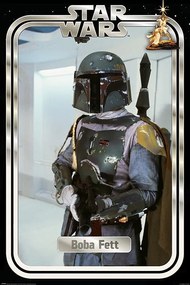 Αφίσα Star Wars - Boba Fett Retro Packaging, (61 x 91.5 cm)
