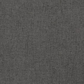 vidaXL Υποπόδιο Σκ. Γκρι&Πορτοκαλί 45x29,5x35 εκ. Ύφασμα & Συνθ. Δέρμα