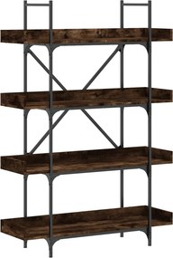 vidaXL Βιβλιοθήκη 4 Επιπέδων Καπν. Δρυς 100x33x145,5 εκ. Επεξεργ. Ξύλο