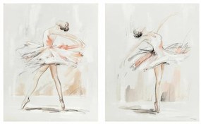 Καμβάς DKD Home Decor Τζίντζερ Καμβάς 80 x 3,7 x 100 cm