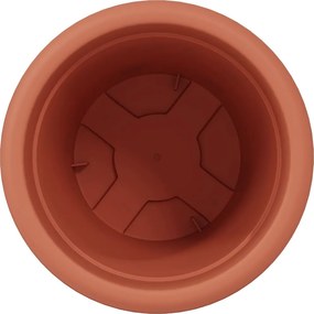 vidaXL Στρογγυλή Γλάστρα Λουλουδιών 6 pcs Κεραμιδί Ø 30 x 25 εκ