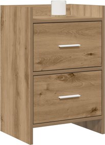 vidaXL Κομοδίνα 2 τεμ. Artisan Δρυς 40 x 30 x 60 cm Επεξεργασμένο Ξύλο