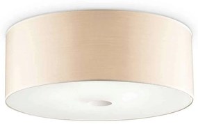 Φωτιστικό Οροφής-Πλαφονιέρα Woody 090863 60x20cm 5xE27 60W Beige Ideal Lux