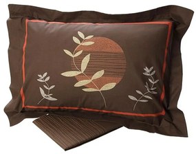 Σεντόνια Μονά 160x260 Σετ 3 Τεμ. Sunshine Home Cotton Feelings Εμπριμέ 693 Brown