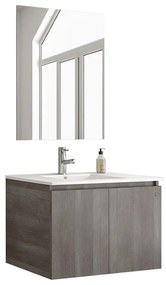 Bathroom Set VERONA 75 SLIM Γκρί Ανοιχτό