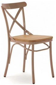 Καρέκλα Vaterlo/W 02-00-0571 51x42x88cm Beige-Oak