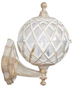 Απλίκα Εξωτερικού Χώρου Heronia Helios White/Bronze 07-1323